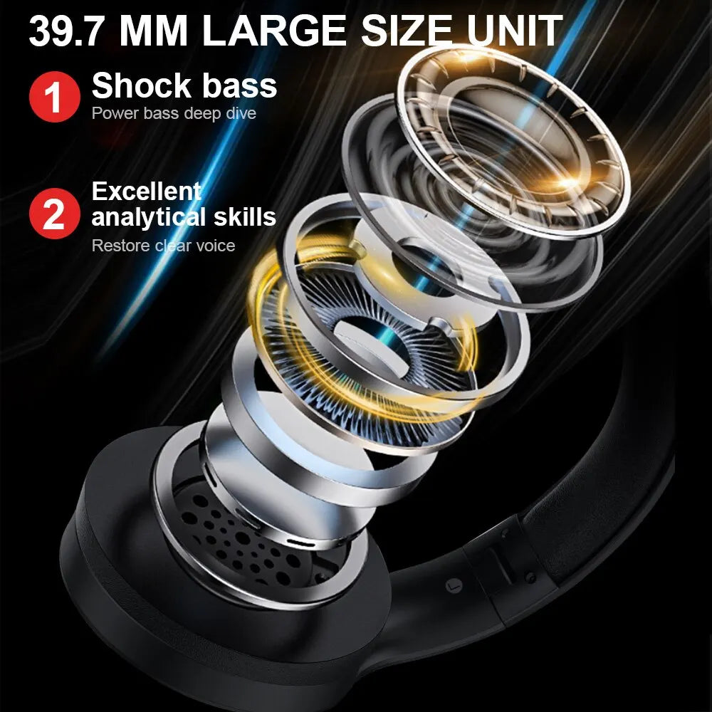 Siindoo JH919 Foldable Wireless Bluetooth Headphones