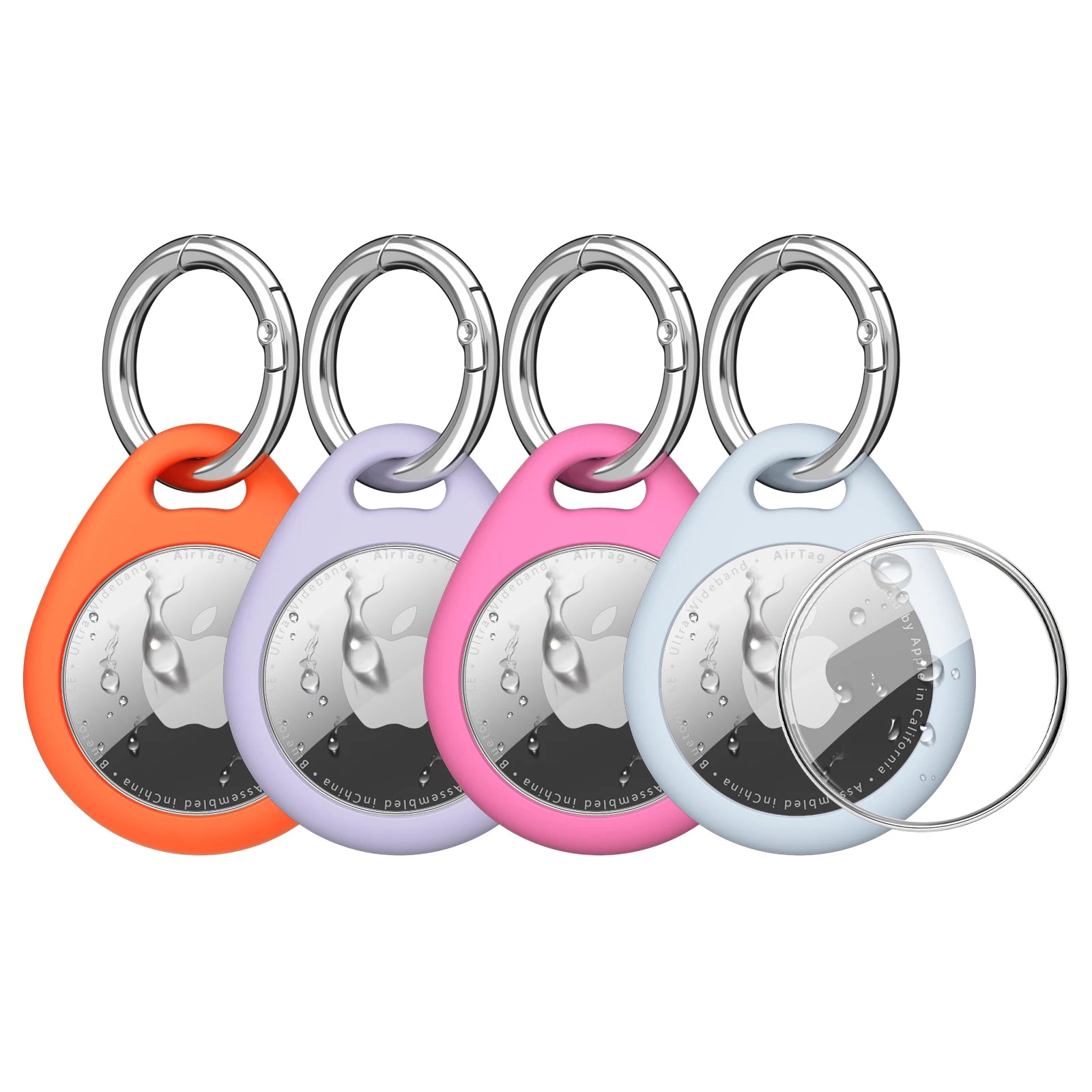 Waterproof TPU Case with Keychain for Apple AirTag