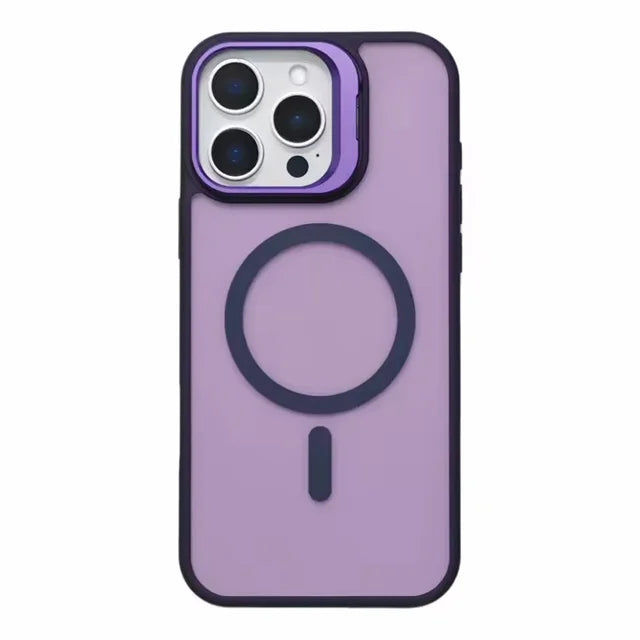iPhone 16 Series Matte MagSafe Case with Bracket Stand Support