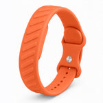 Textured Silicone Loop Strap with Adjustable Fit for Google Fitbit Air