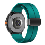 Silicone Magnetic Buckle Strap for Samsung Galaxy Watch 8 /  Galaxy Watch 8 Classic