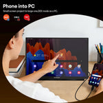 ZEUSLAP HM16 Plus 16 Inch Touchscreen Hub Portable Monitor