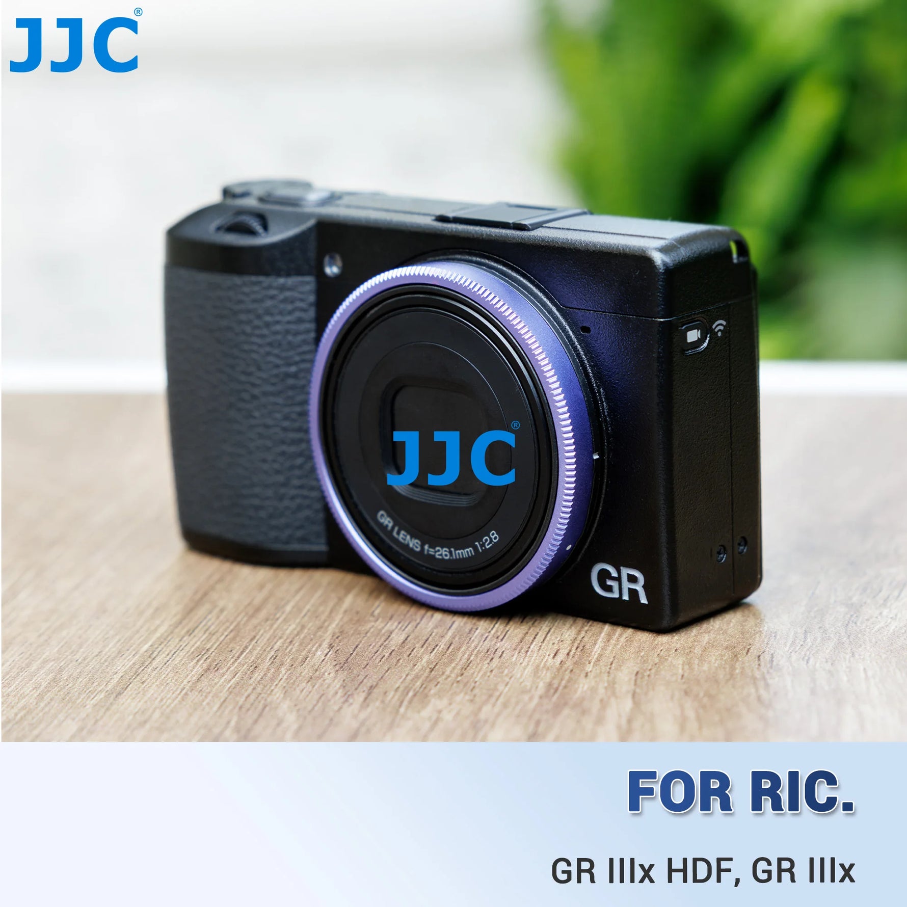 JJC Metal Lens Ring Cap for Ricoh GR III Series Cameras