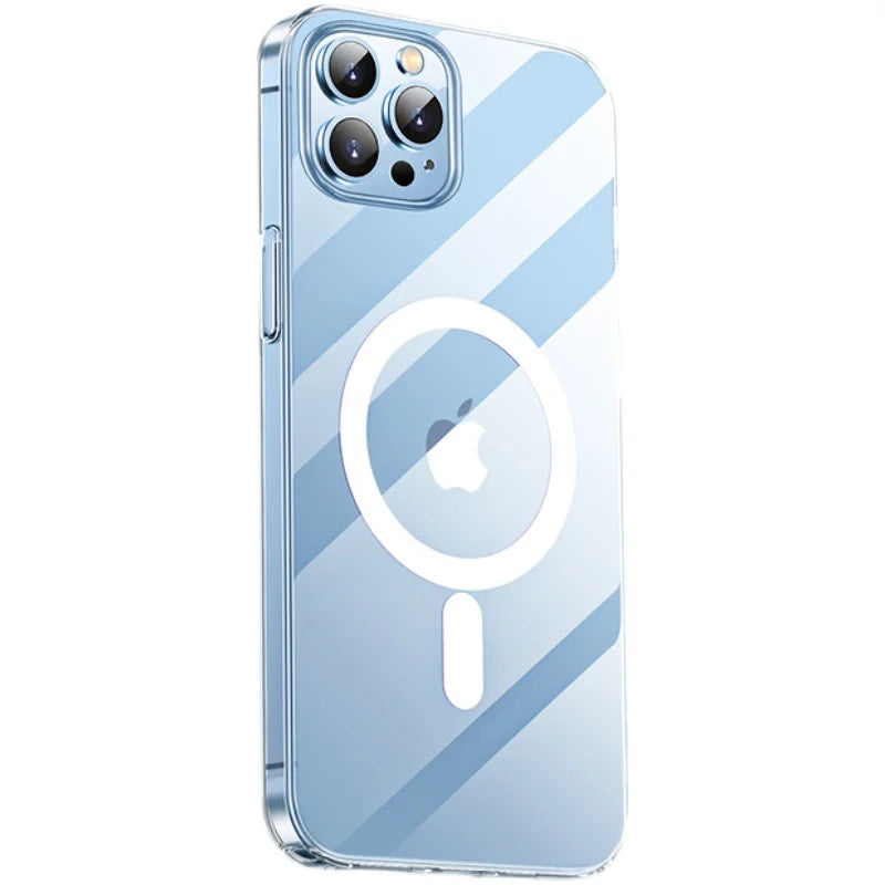 Clear Hard Acrylic MagSafe Case for iPhone 15 Series