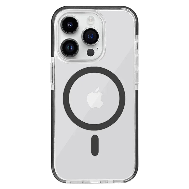 Shockproof Transparent Acrylic MagSafe Case for iPhone 15 Series