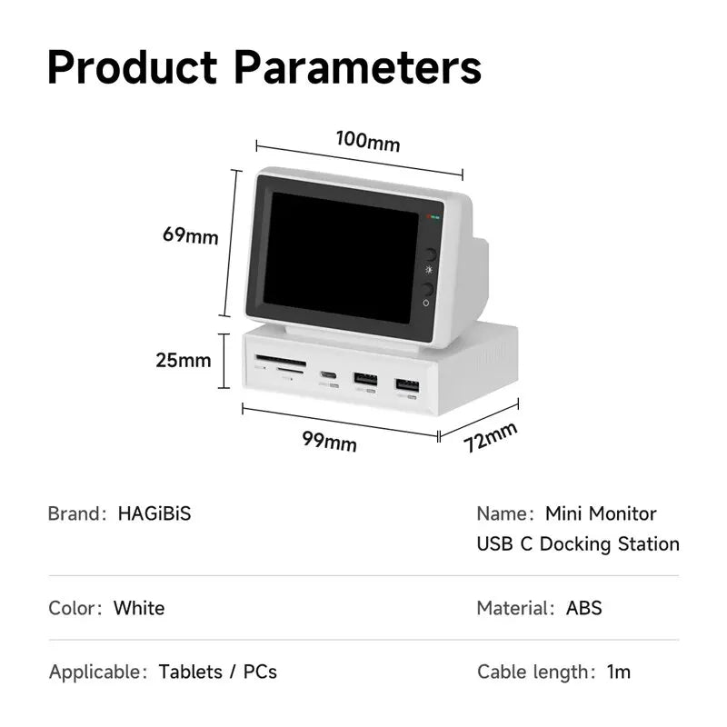 Hagibis AIDA64 Mini 3.5" IPS Data Monitor