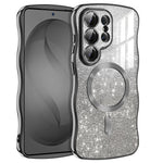 Glitter Wave Frame Magnetic TPU Case for Samsung Galaxy S26 Series