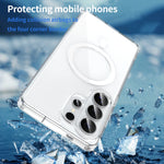Crystal Clear Magnetic Case for Samsung Galaxy S26 Series