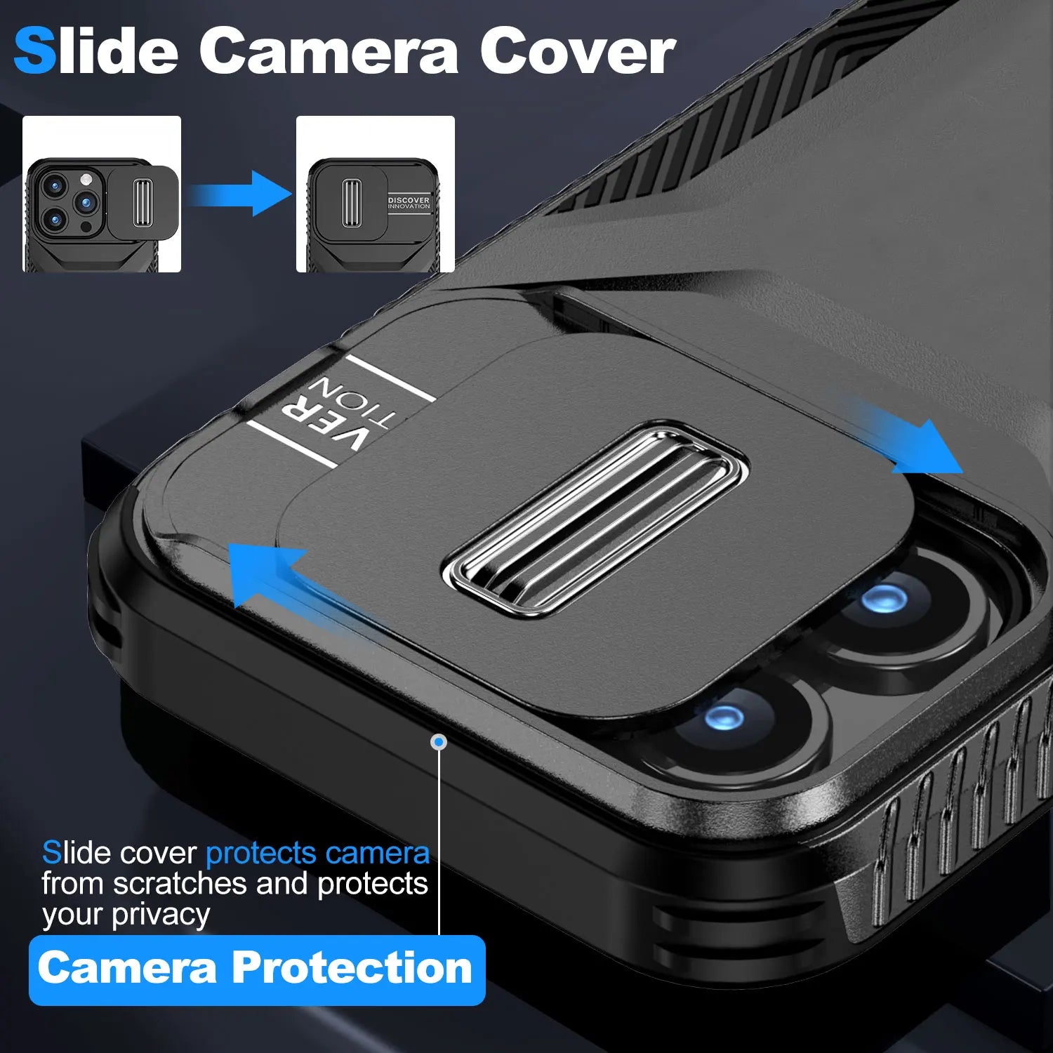 Rugged Armor Shockproof Phone Case for iPhone 14 Series