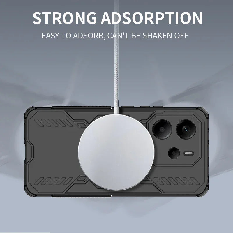 Shockproof Heat Dissipation Magnetic Case for Realme 14