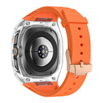 Integrated Transparent Case and Silicone Wristband for Samsung Galaxy Watch Ultra 2