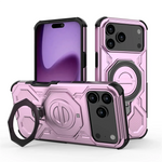 Heavy-Duty Magnetic Armor Case with Ring Kickstand for iPhone 17 Series