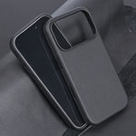 Handcrafted Cowhide Leather MagSafe Case with Precise Independent Button Design for iPhone 17 Series