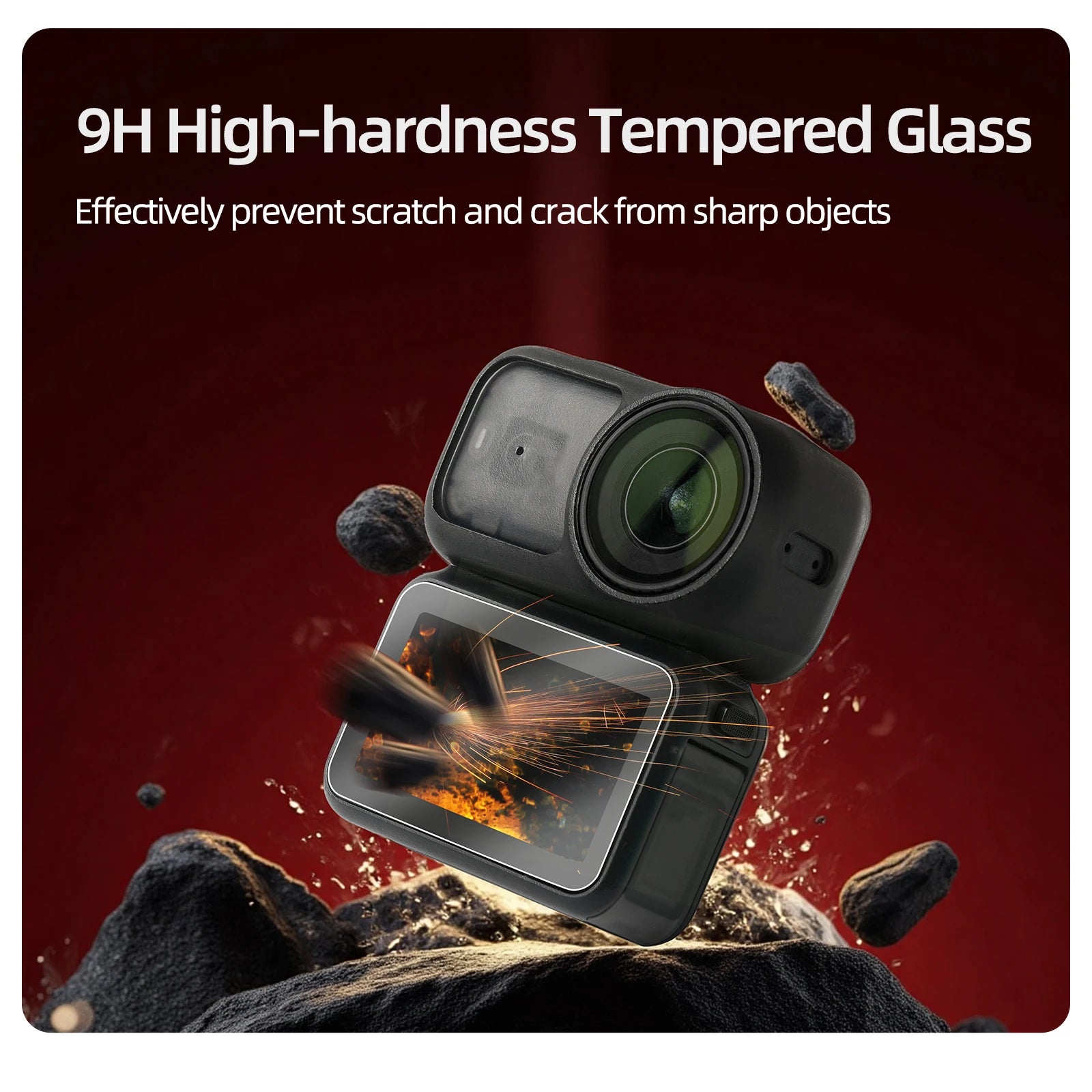 High-Quality Tempered Glass Protector for DJI Osmo Nano Display and Lens