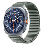 Breathable Nylon Watch Strap with Hook-and-Loop Fastener for Samsung Galaxy Watch Ultra 2