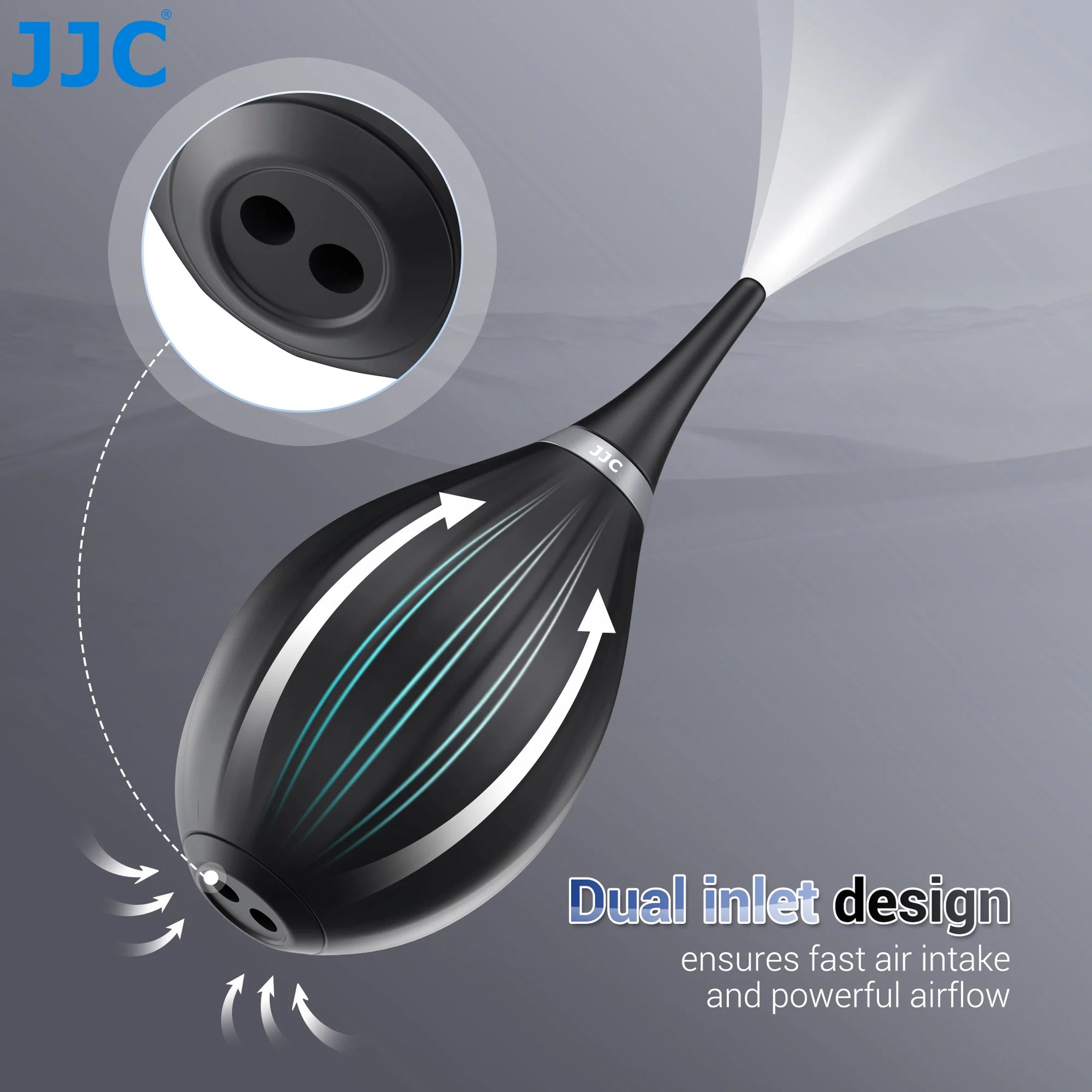 JJC Soft Tip Air Blower for Camera Lens and Sensor Cleaning
