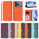 Heart Pattern Flip Wallet Case for iPhone 17 Series