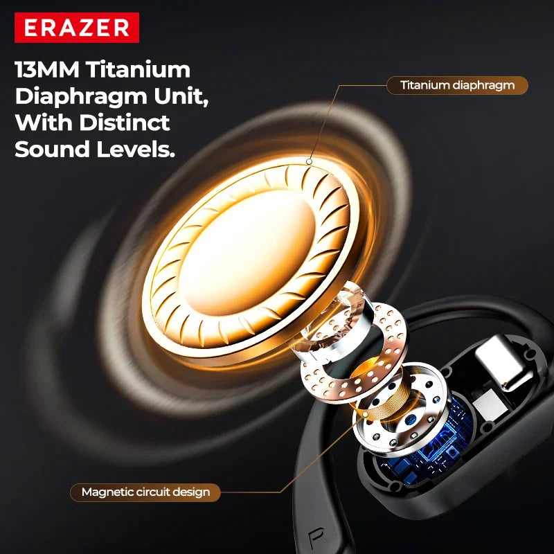 Lenovo ERAZER XP18 Bluetooth 6.0 Earphones with 3000mAh Battery