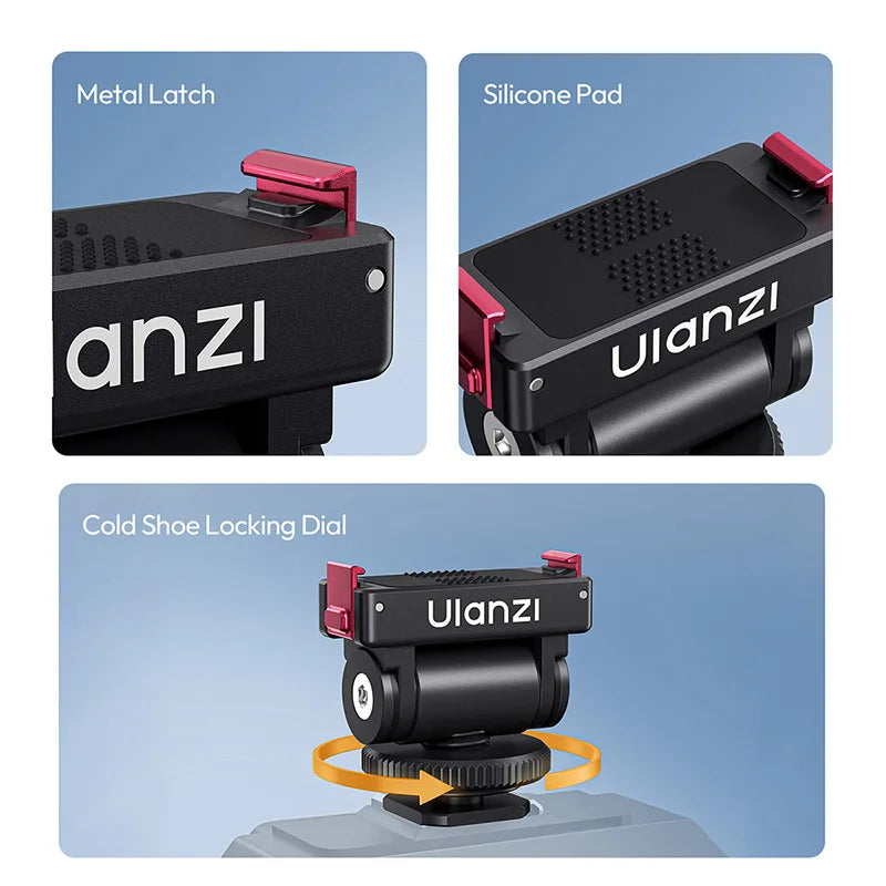 Ulanzi OA27 Magnetic Cold Shoe Mount with 180° Tilt