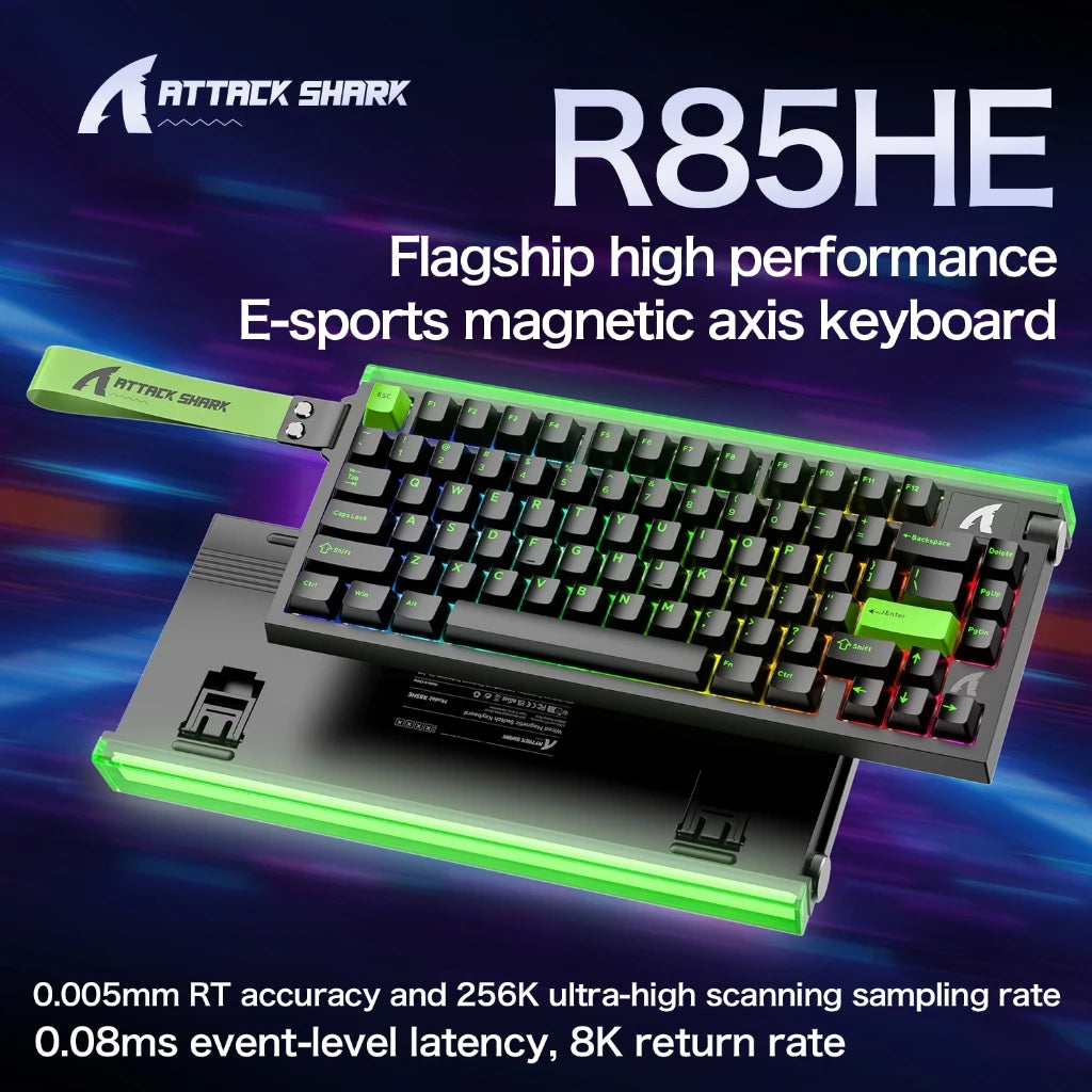 ATTACK SHARK R85HE High-Precision Magnetic Gaming Keyboard