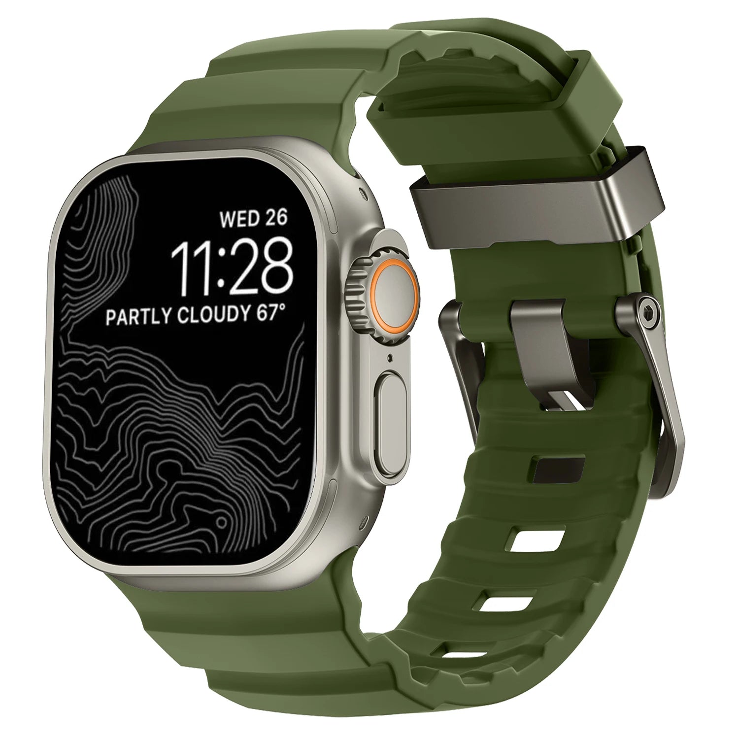 High-End Trail Silicone Strap for Apple Watch
