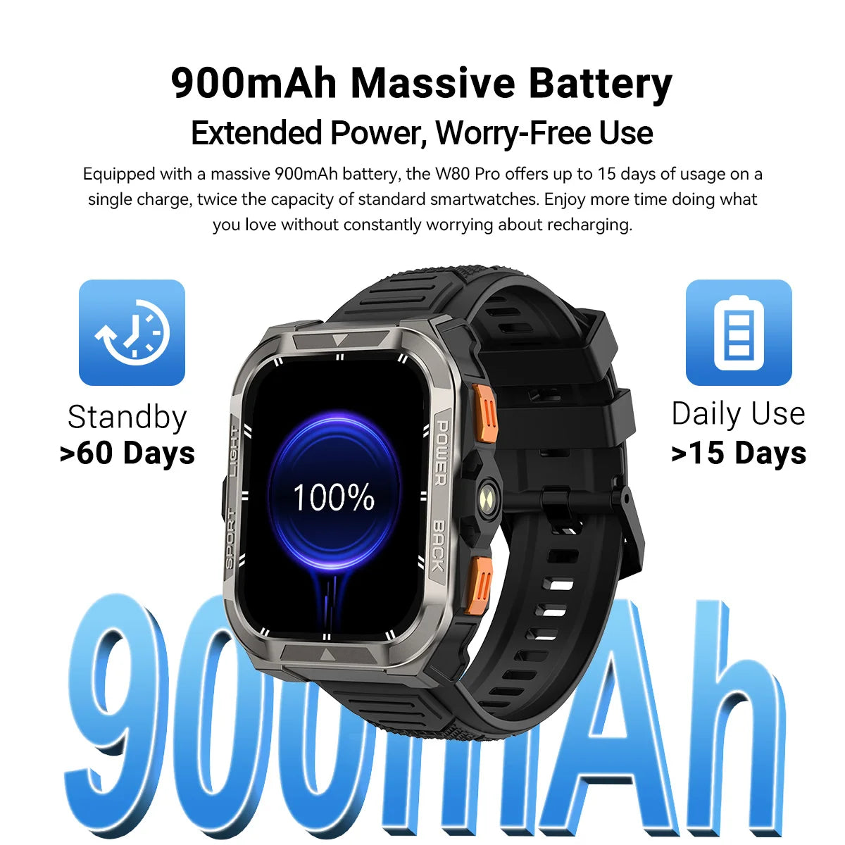 Blackview W80 PRO AI Translation Outdoor GPS Smartwatch