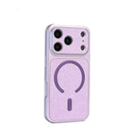 Shockproof Lychee PU Leather MagSafe Case for iPhone 17 Series