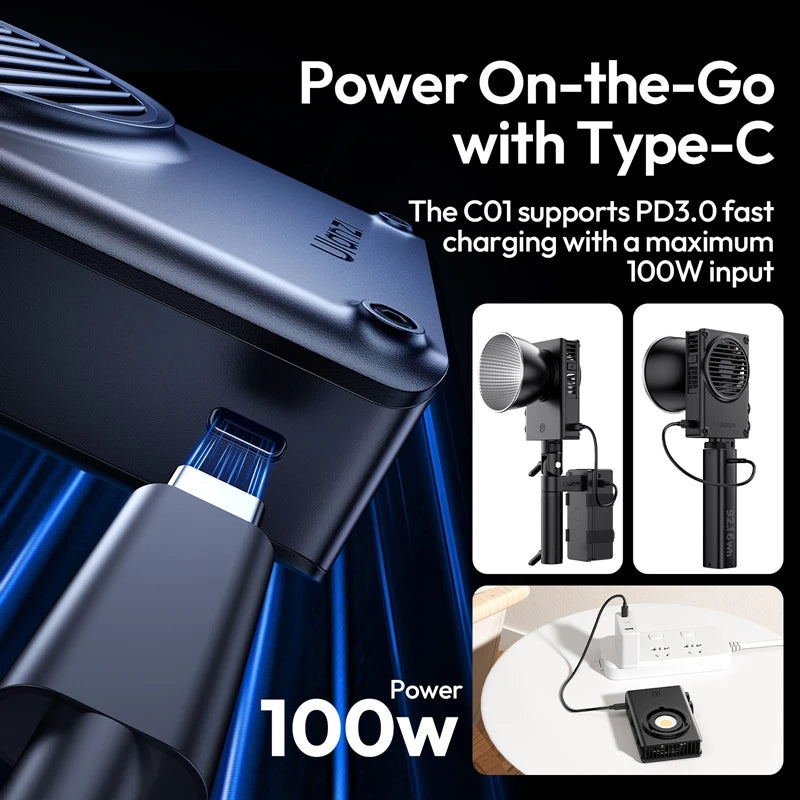 Ulanzi C01 100W COB Bi-Color Fill Light