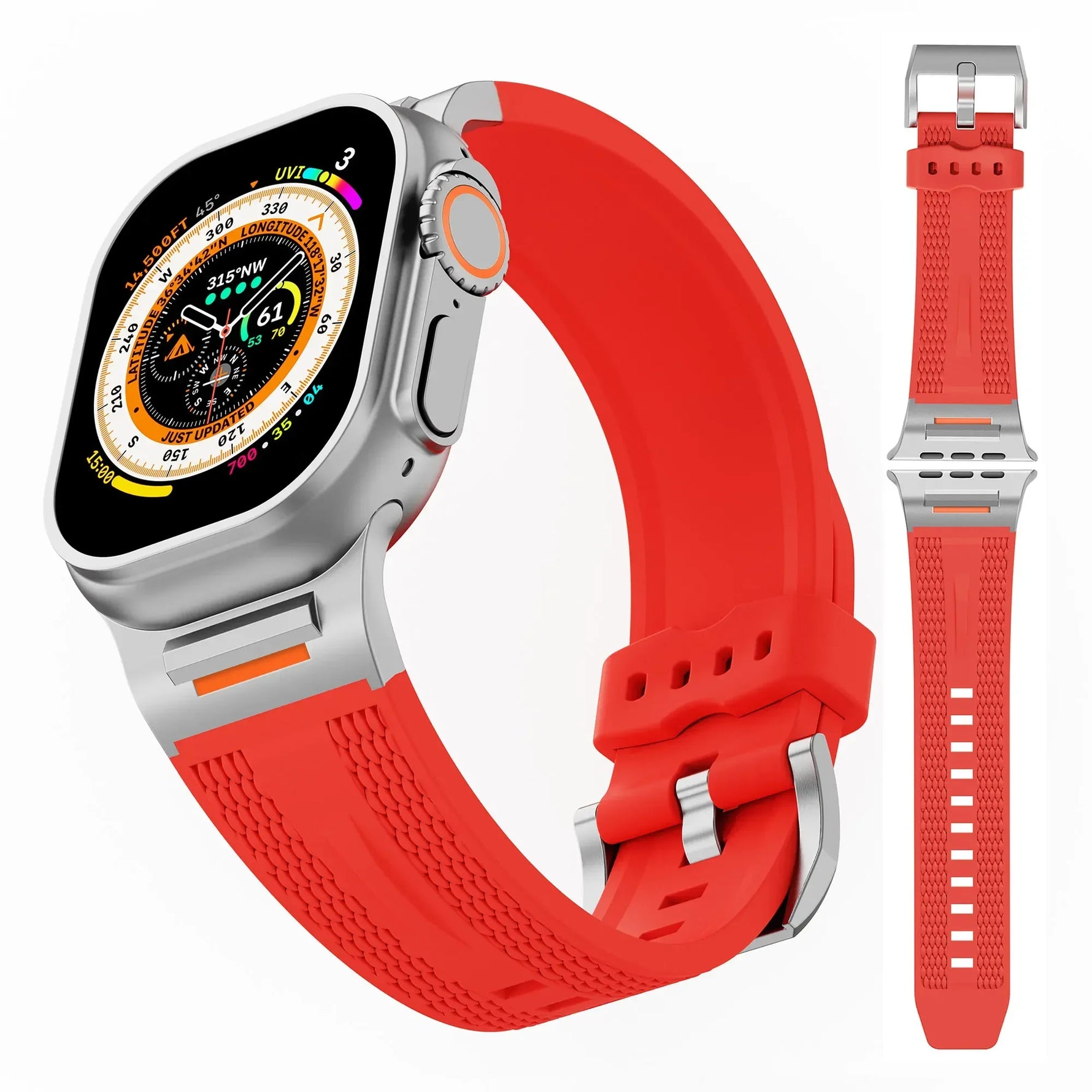 Flexible Silicone Elastic Sports Band for Apple Watch