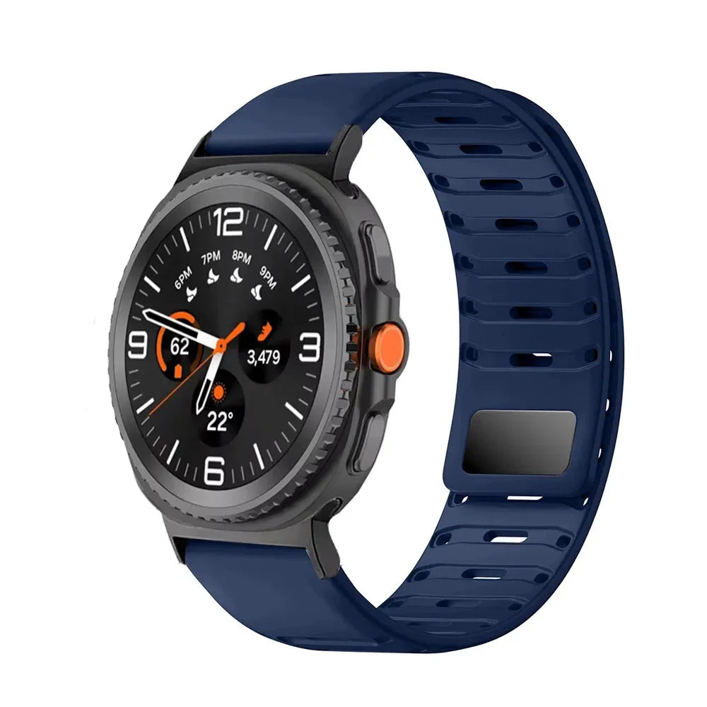 Breathable Magnetic Silicone Strap for Samsung Galaxy Watch 8 / Galaxy Watch 8 Classic