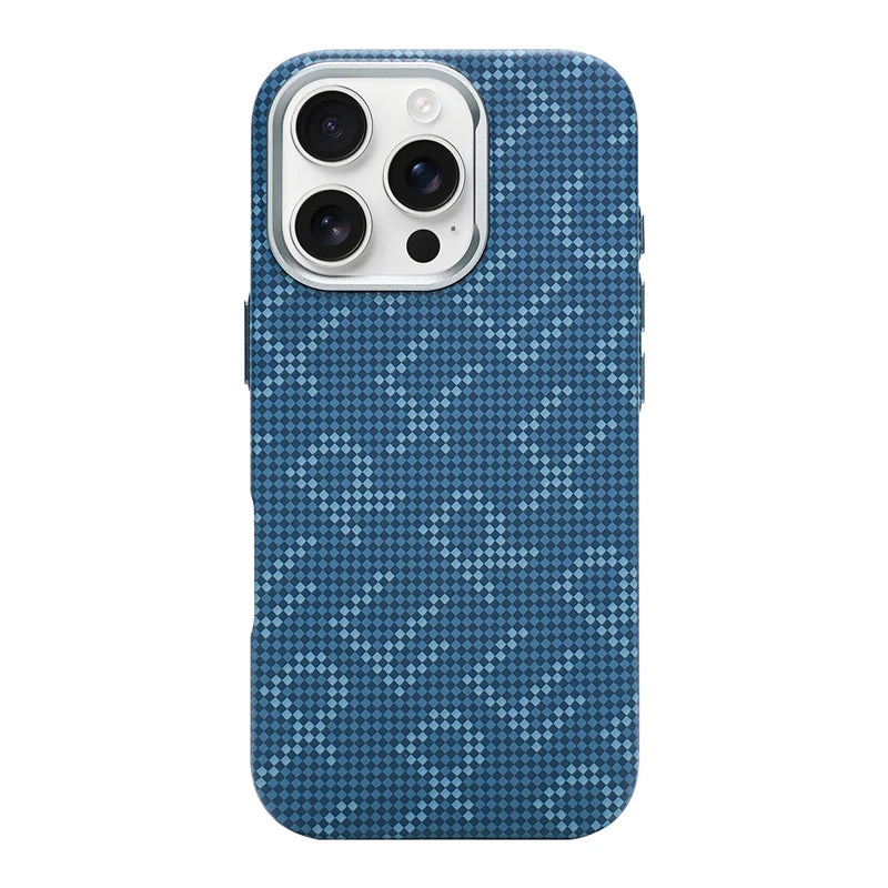 Carbon Fiber Texture MagSafe Case for iPhone 16 Series