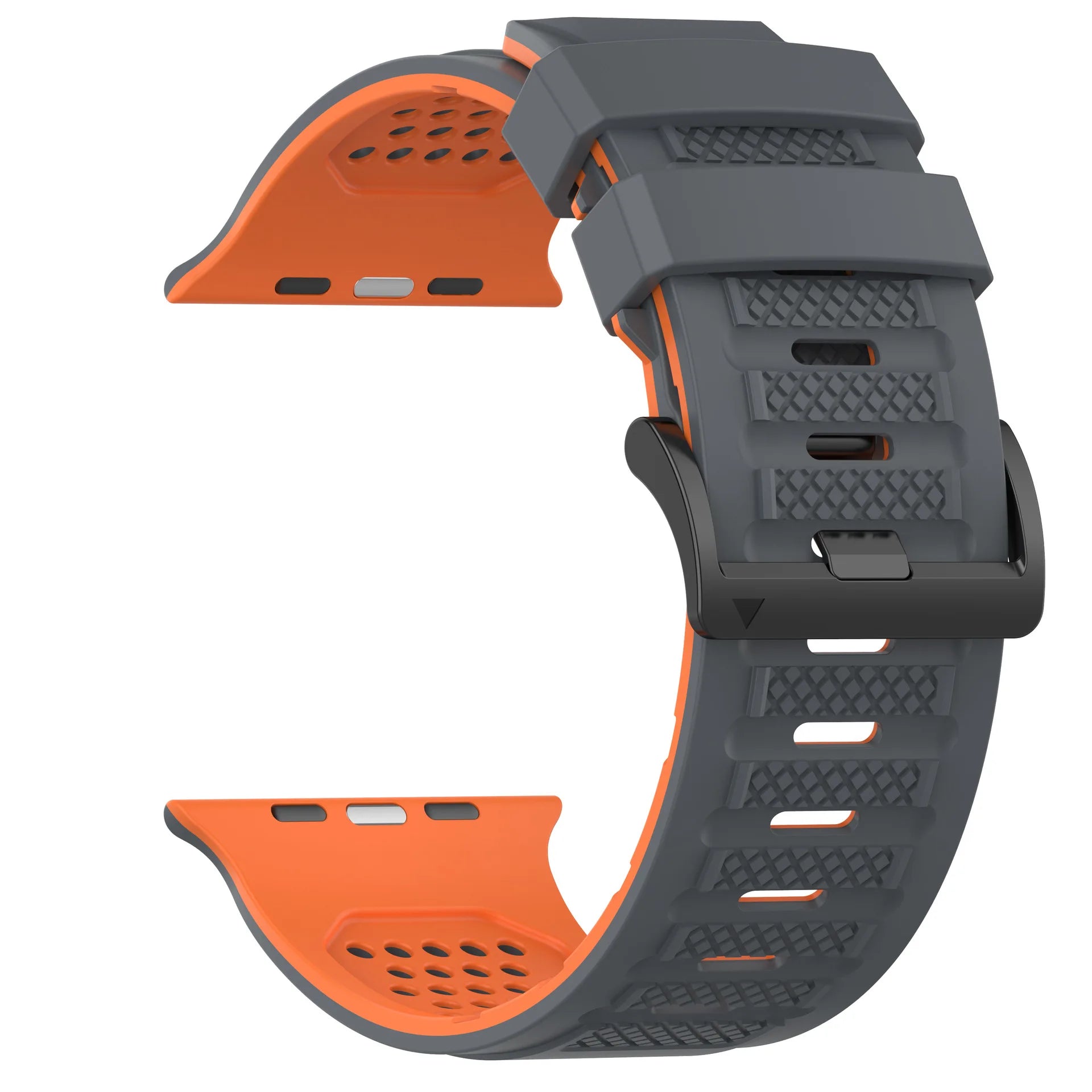 Durable Dual-Color Silicone Sport Band for Apple Watch