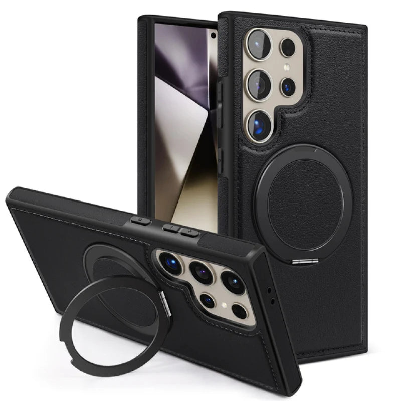 Premium Shockproof Magnetic Case with 360° Kickstand for Samsung Galaxy S24 Series