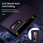PC and TPU Kickstand Case with Hinge Protection for Samsung Galaxy Z Fold 8