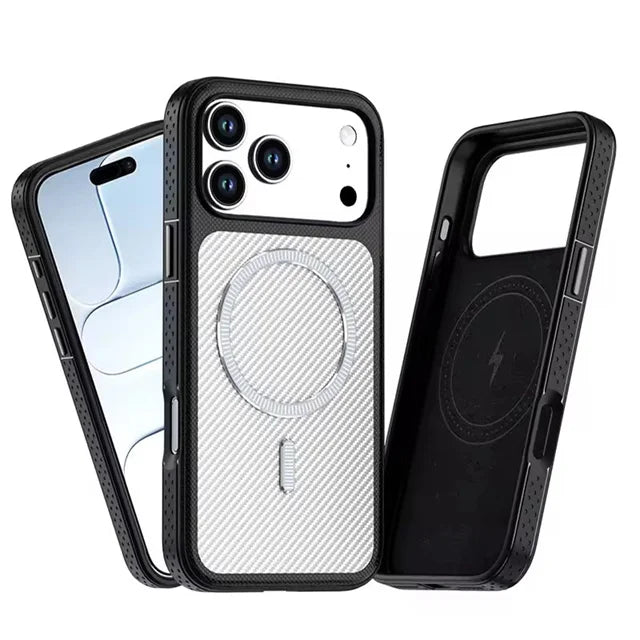 Transparent MagSafe Case with Raised Camera Protection for iPhone 17 Series