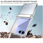 Full Protective Electroplated Case with Tempered Film for Samsung Galaxy Z Flip 7