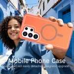 Magnetic Bumper Case with Raised Camera Protection Ring for Samsung Galaxy S25 Series