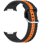 Dual-Color Silicone Strap for Samsung Galaxy Watch 8 / Galaxy Watch 8 Classic