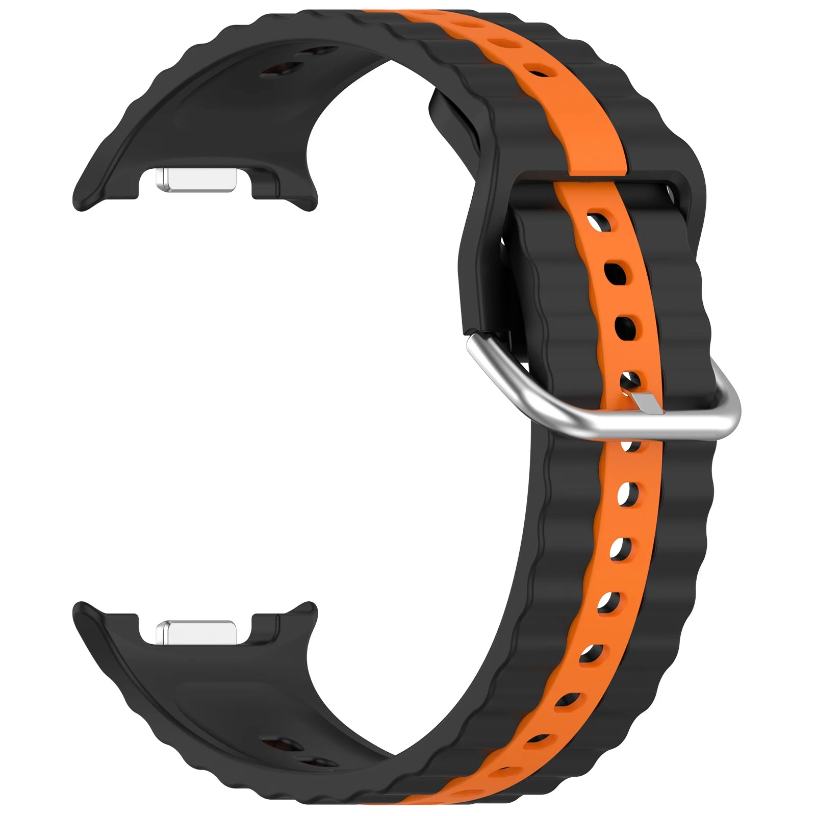 Dual-Color Silicone Strap for Samsung Galaxy Watch 8 / Galaxy Watch 8 Classic