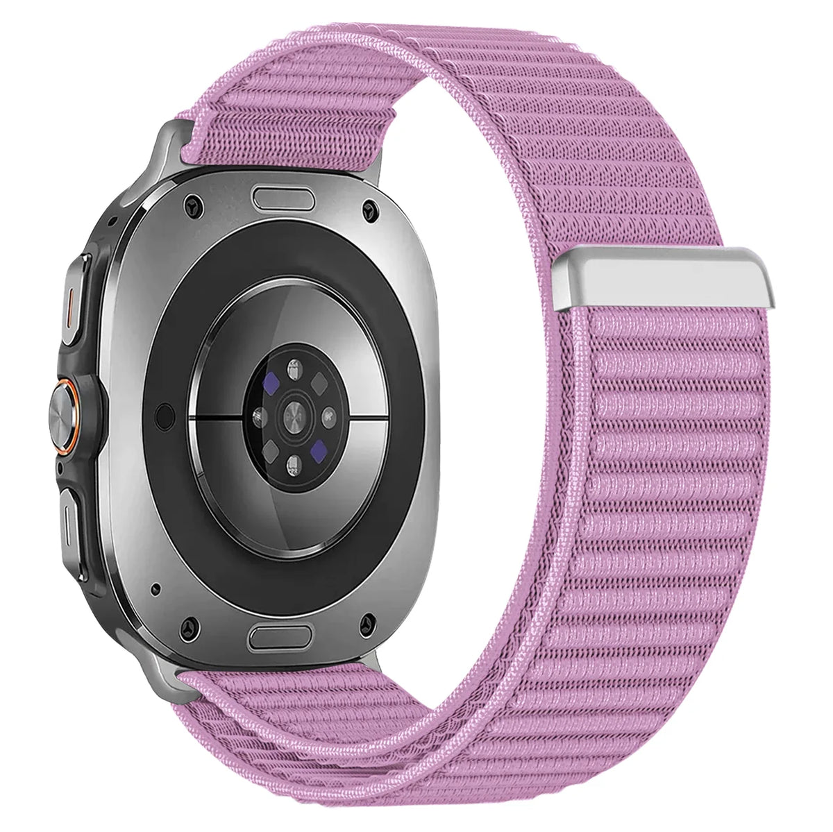 Elastic Nylon Velcro Watch Strap with Breathable Woven Design for Samsung Galaxy Watch 9