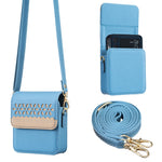 Luxury Embossed Small Flower Leather Bag Case with Long Lanyard for Samsung Galaxy Z Flip 6