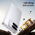 Googel Pixel 10 Pro Fold Clear Case with HD Front Protection Film