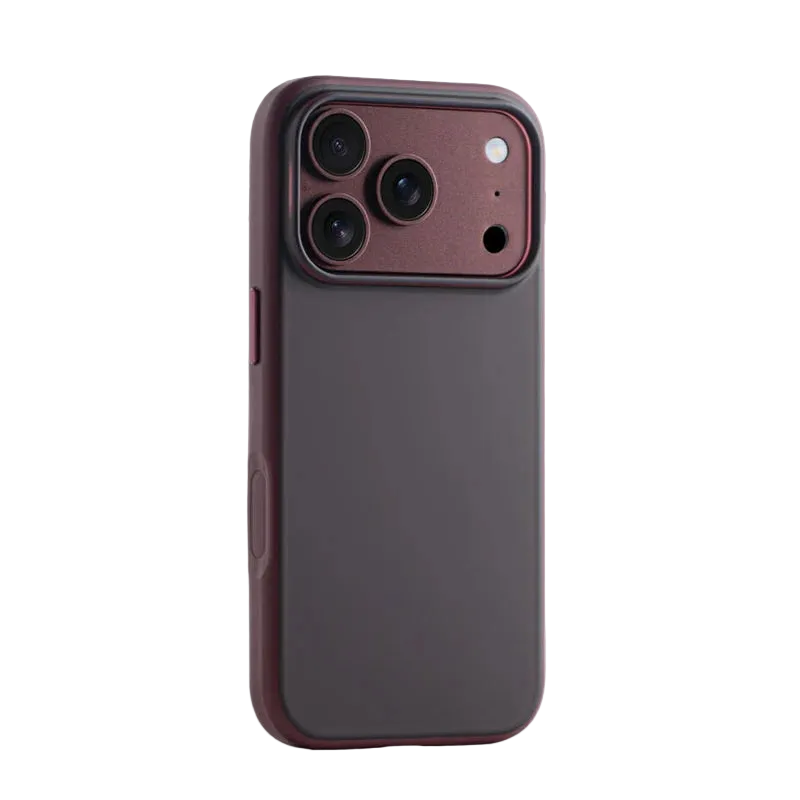 Frosted Semi-Transparent Anti-Fingerprint Shockproof Case with Raised Camera Ring for iPhone 17 Series