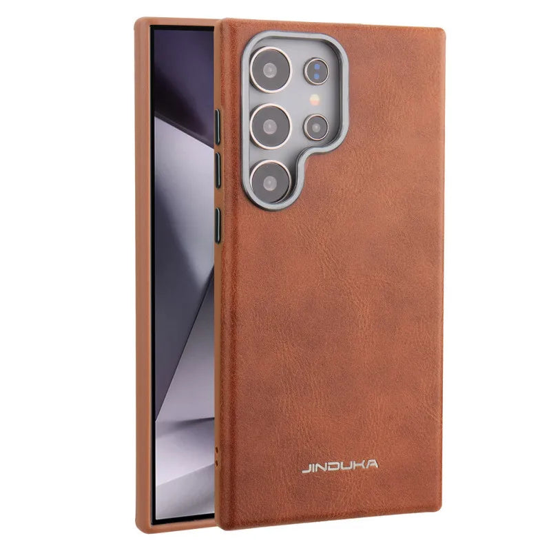 Luxury Shockproof Leather Magnetic Phone Case for Samsung Galaxy S24 Series