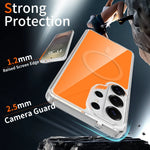 Shockproof Transparent Magnetic Case for Samsung Galaxy S26 Series