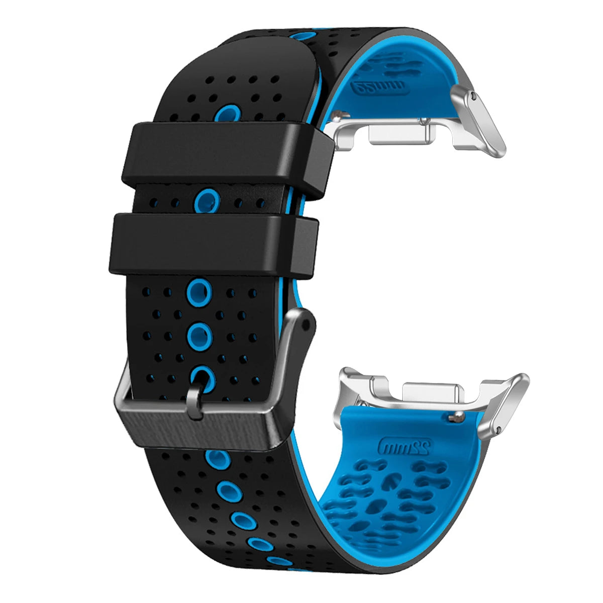 Breathable Two-Tone Silicone Sport Strap for Samsung Galaxy Watch 8 & Galaxy Watch 8 Classic