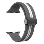 Textured Dual-Layer Band with Pin-and-Hole Adjustment for Apple Watch