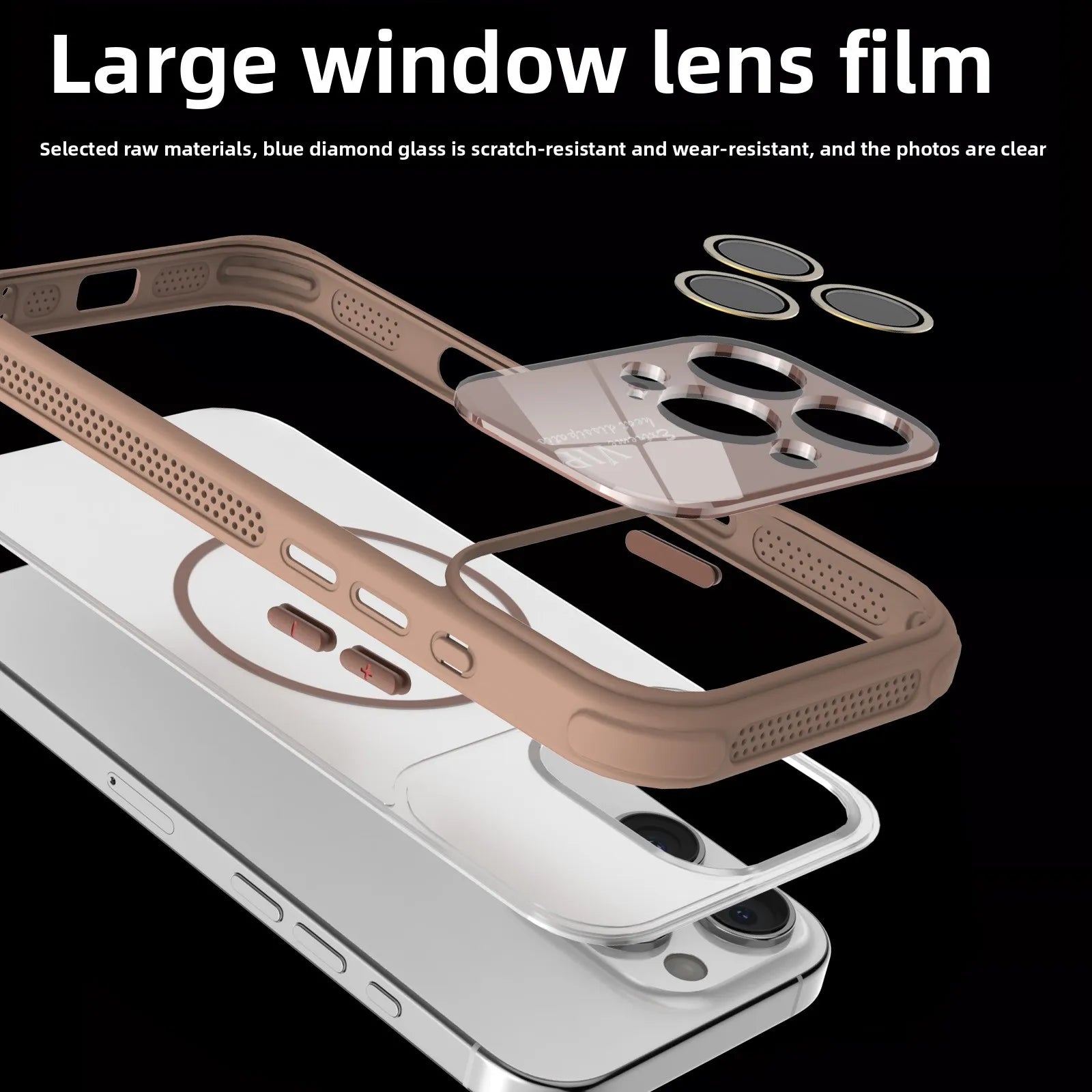 Luxury Skin-Feel Transparent MagSafe Case for iPhone 17 Series