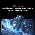 HD Clear Tempered Glass Film with Easy Install Tool for iPhone 17 Series