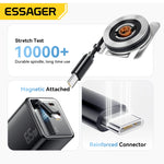 Essager 65W GaN Charger with Built-in Retractable Cable